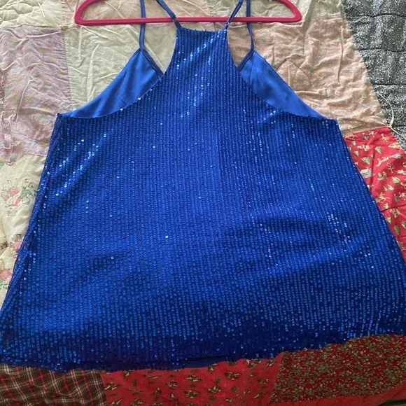 large racerback glitter tank - Picture 2 of 4